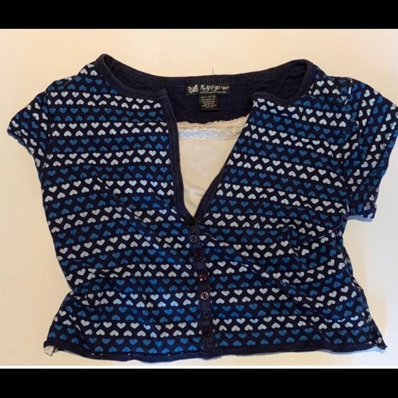 Heart Print Multi Color Top - Picture 2 of 3